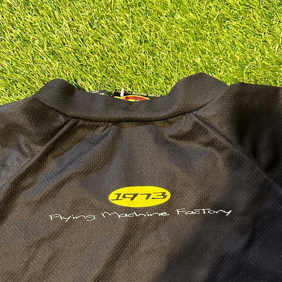 RARE 90s FMF Racing Motocross Jersey 90s Y2K Black and Gray Men's Shirt - Picture 9 of 12